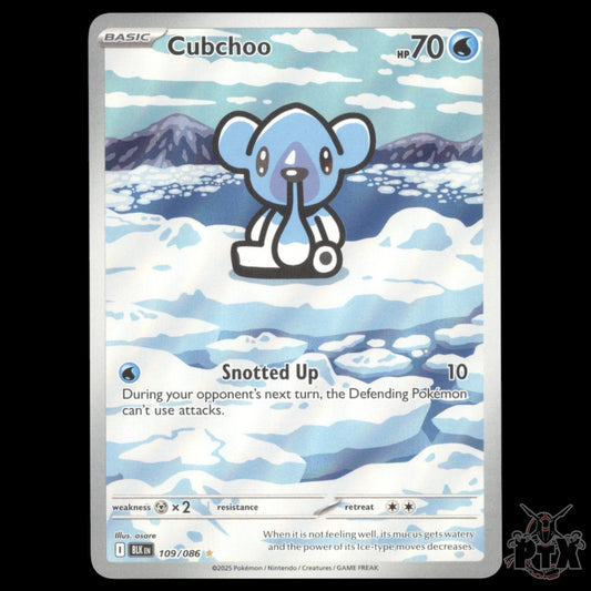 Cubchoo #109/086 Black Bolt NM/Near Mint Pokemon 2025