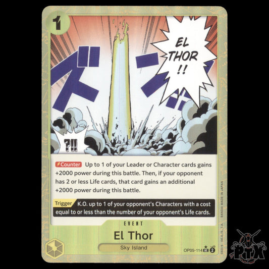 El Thor OP05-114 PRB-01 NM/Near Mint One Piece