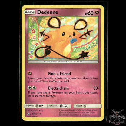 Dedenne 88/131 SM - Forbidden Light NM Pokemon