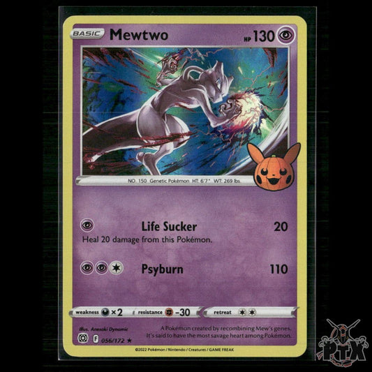 Mewtwo 056/172 Trick or Trade BOOster Bundle NM Pokemon