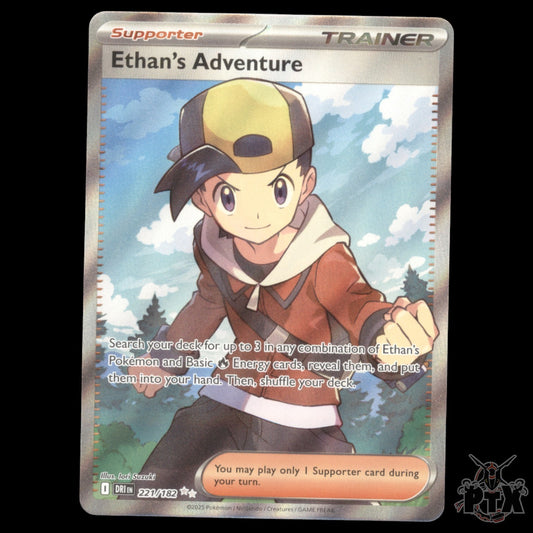 Ethan's Adventure #221/182 Destined Rivals NM/Near Mint Pokemon 2025