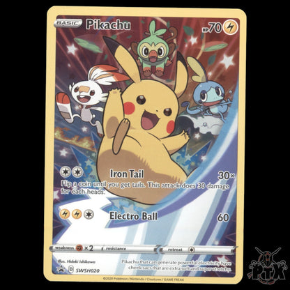 Pikachu #SWSH020 Sword & Shield Promo NM/Near Mint Pokemon 2020