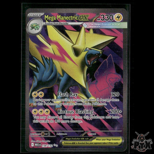 Mega Manectric ex 158/132 ME01: Mega Evolution NM Pokemon