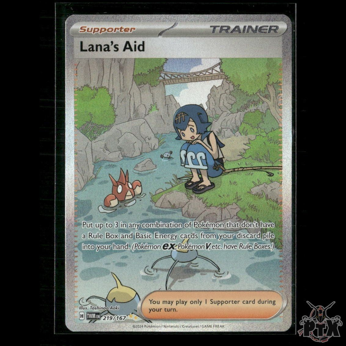 Lana's Aid 219/167 SV06: Twilight Masquerade NM Pokemon