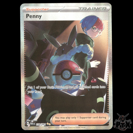 Penny #239/091 Paldean Fates NM/Near Mint Pokemon 2024