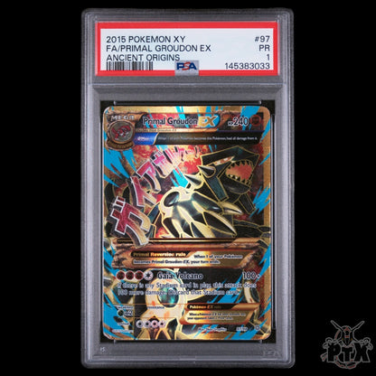 Primal Groudon EX 97/98 PSA 1 Ancient Origins Pokemon