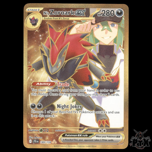 N's Zoroark ex #189/159 Journey Together NM/Near Mint Pokemon 2025