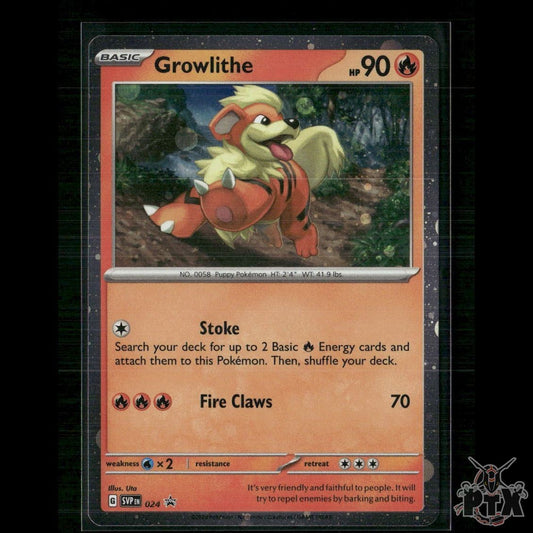 Growlithe 024 SV: Scarlet & Violet Promo Cards NM Pokemon