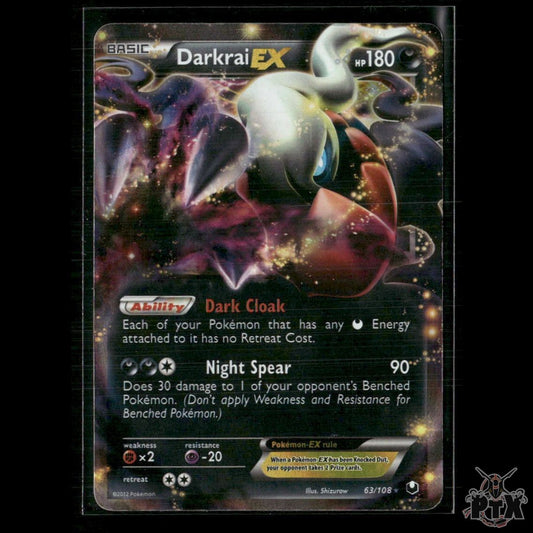 Darkrai EX 63/108 Dark Explorers HP Pokemon