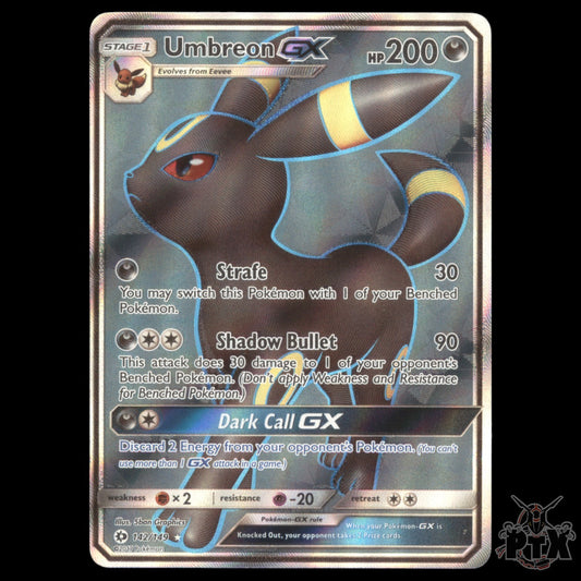 Umbreon GX #142/149 Sun & Moon Base Set NM/Near Mint Pokemon 2017