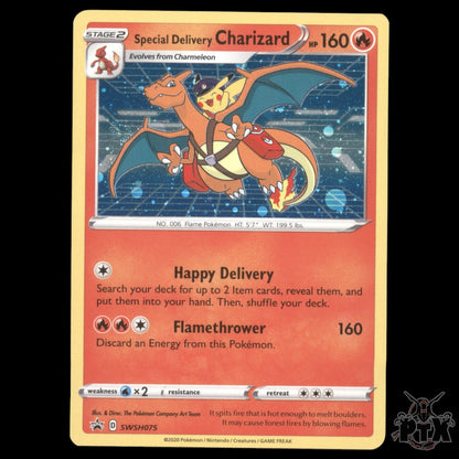 Special Delivery Charizard #SWSH075 Sword & Shield Promo NM/Near Mint Pokemon