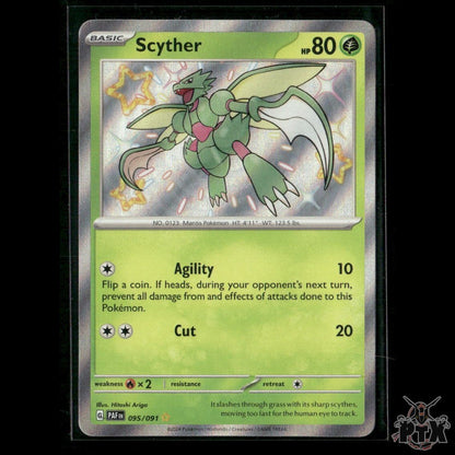 Scyther 095/091 SV: Paldean Fates NM Pokemon