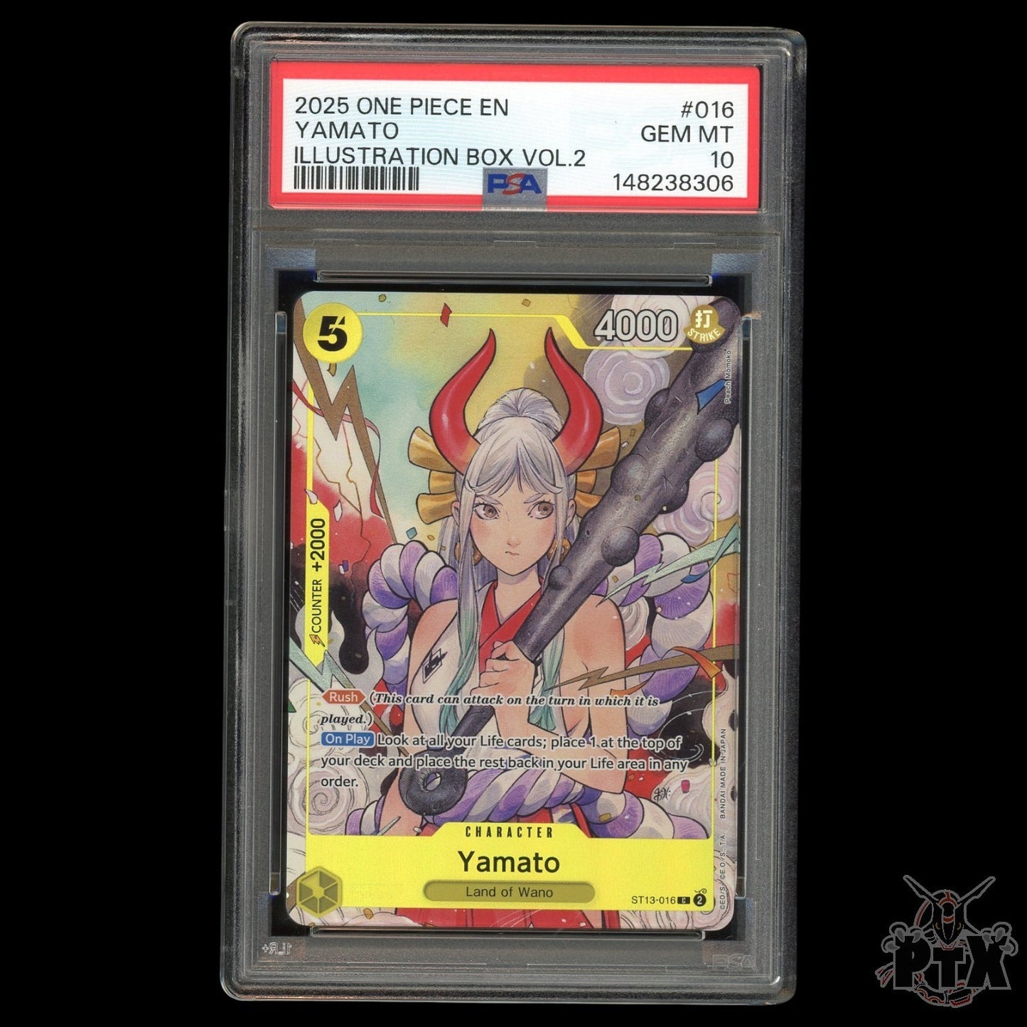 Yamato ST13-016 PSA 10 Illustration Box Vol. 2 One Piece 2025