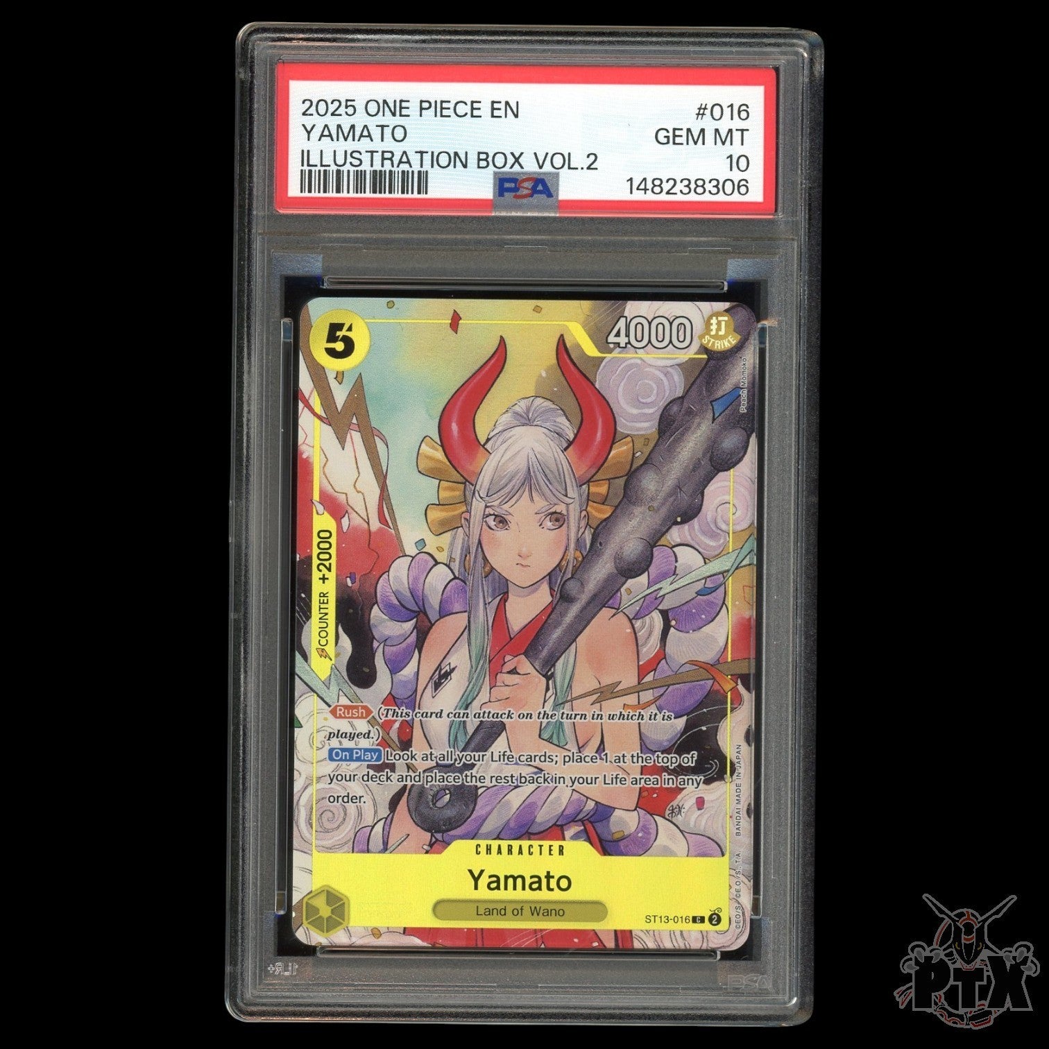 Yamato ST13-016 PSA 10 Illustration Box Vol. 2 One Piece 2025