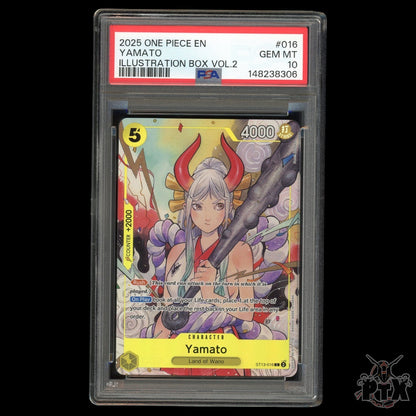 Yamato ST13-016 PSA 10 Illustration Box Vol. 2 One Piece 2025
