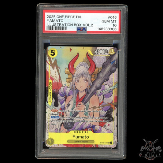 Yamato ST13-016 PSA 10 Illustration Box Vol. 2 One Piece 2025