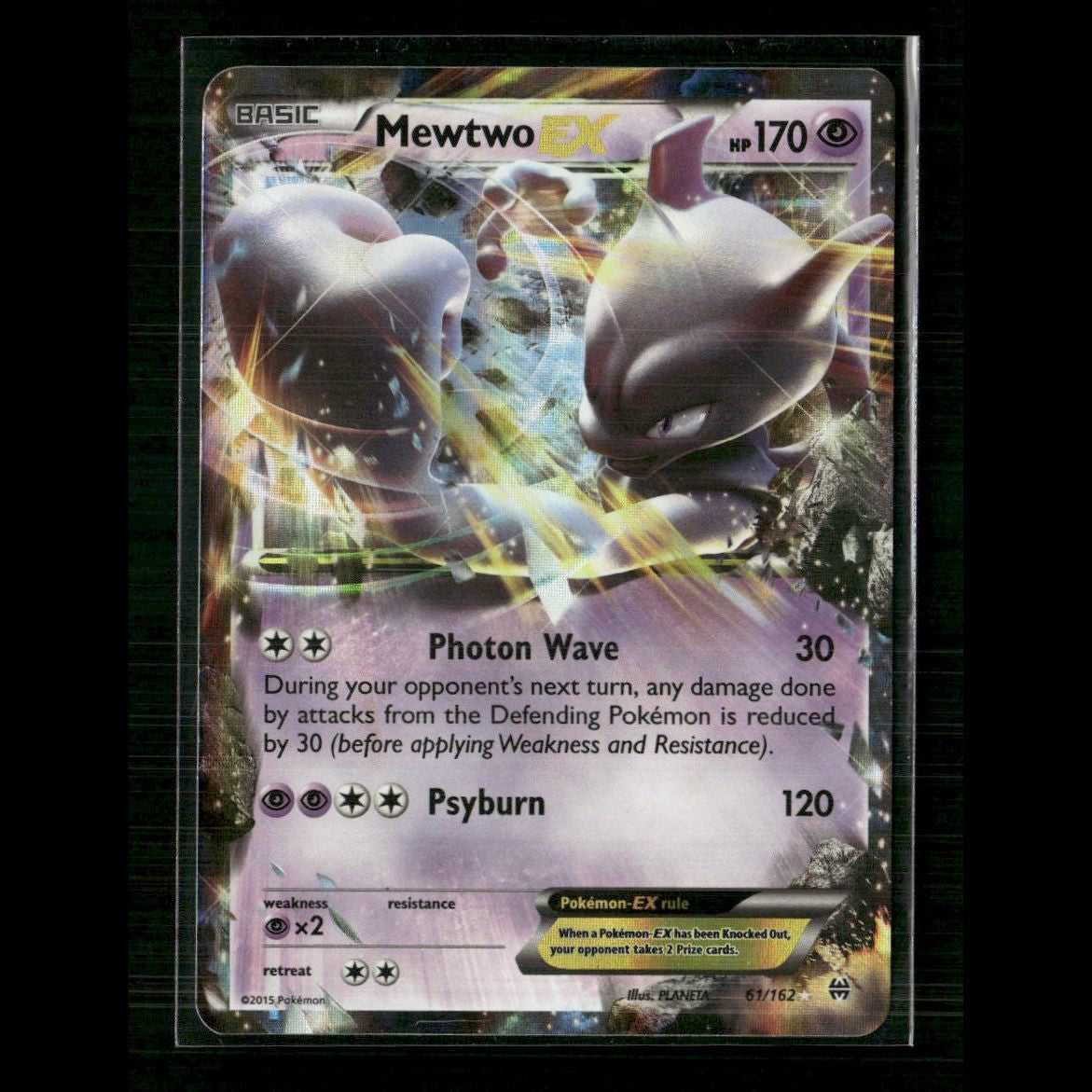 Mewtwo EX (61) 61/162 XY - BREAKthrough LP Pokemon