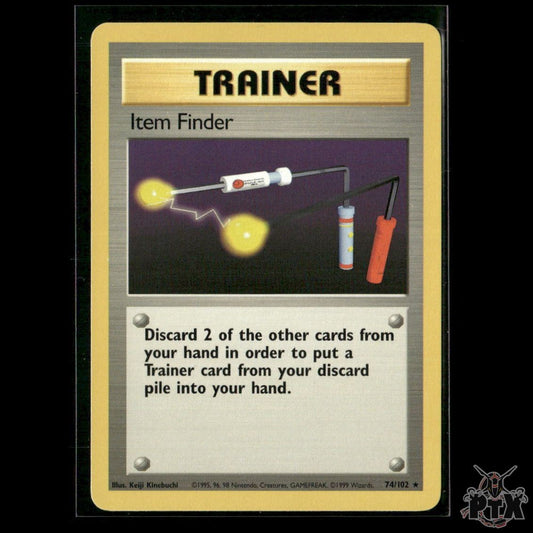 Item Finder 74/102 Base Set LP Pokemon