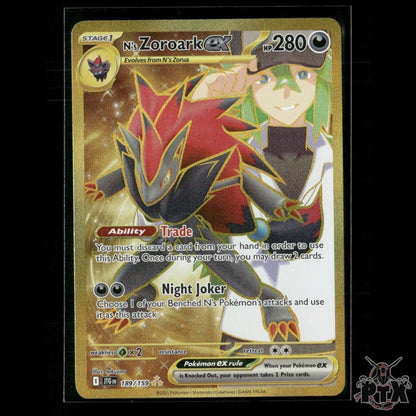 N's Zoroark ex 189/159 SV09: Journey Together NM Pokemon