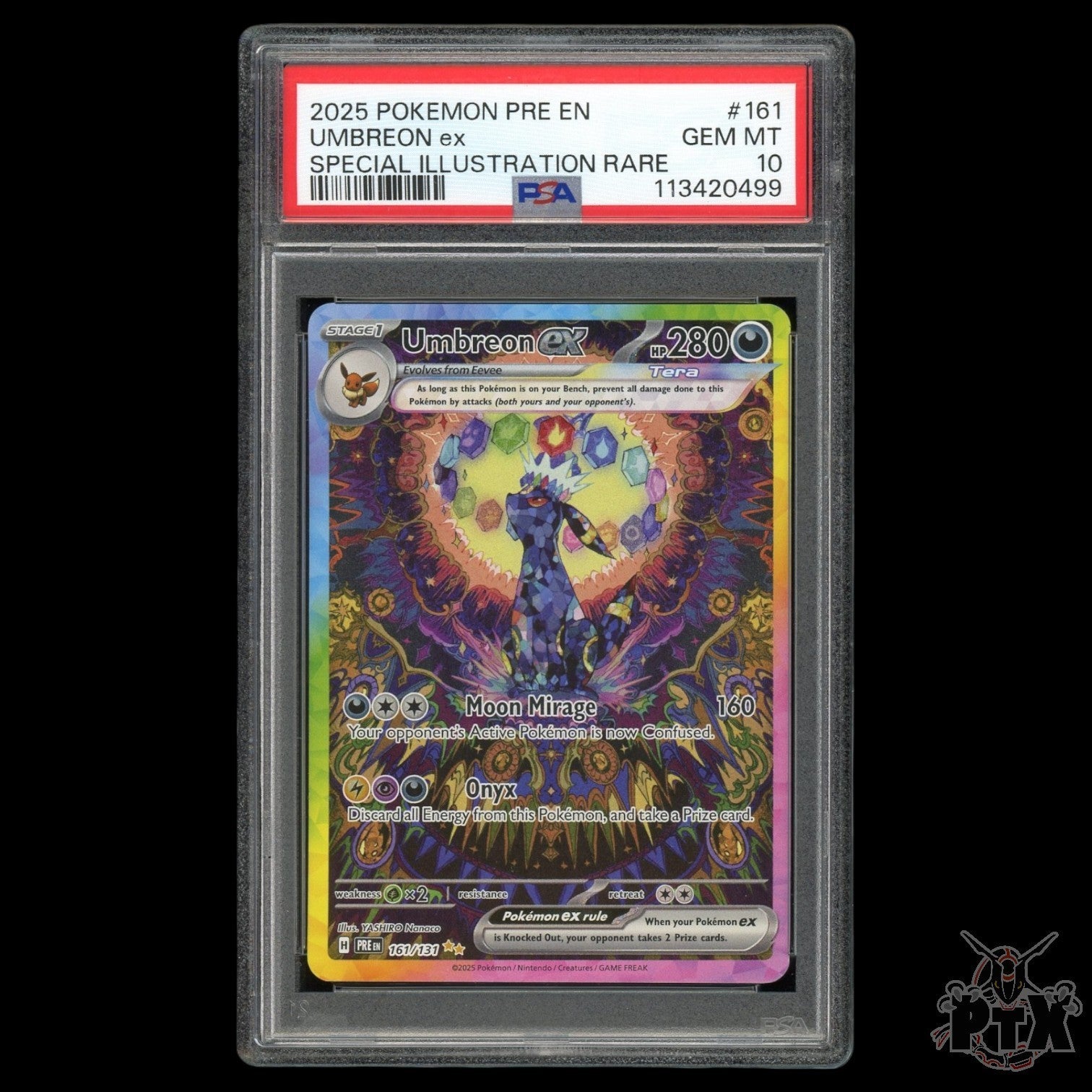 Prismatic Evolutions All Eeveelutions SIR Sequential PSA 10-8 Pokemon 2025