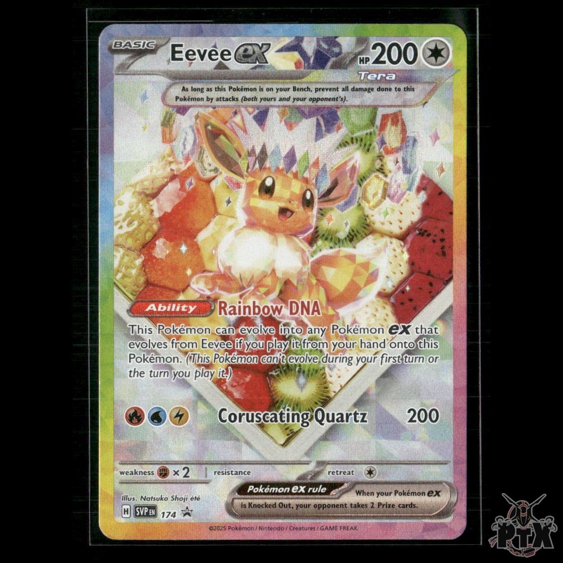 Eevee ex 174 SV: Scarlet & Violet Promo Cards NM Pokemon