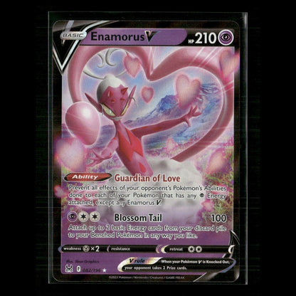 Enamorus V 082/196 SWSH11: Lost Origin NM Pokemon