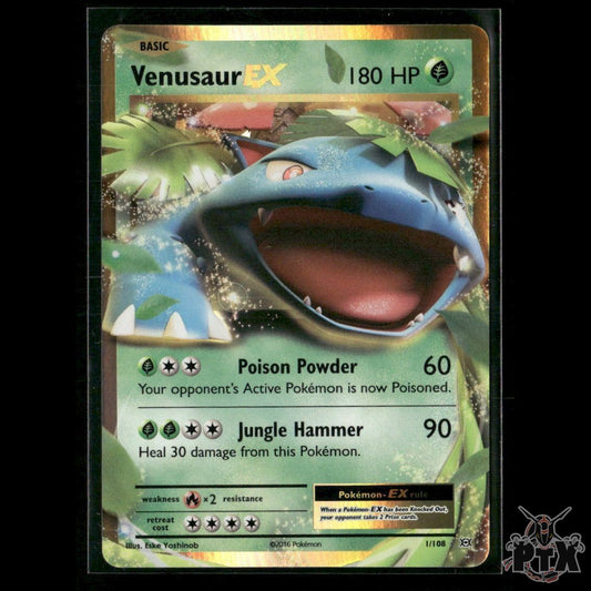 Venusaur EX 1/108 XY - Evolutions NM Pokemon