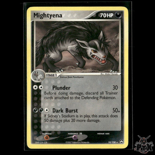 Mightyena 18/108 Power Keepers LP Pokemon