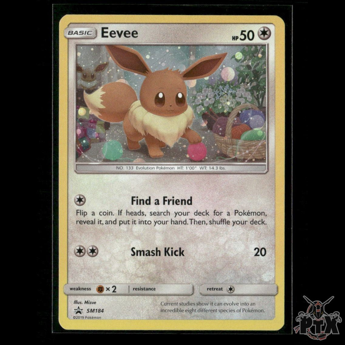 Eevee SM184 SM Promos NM Pokemon