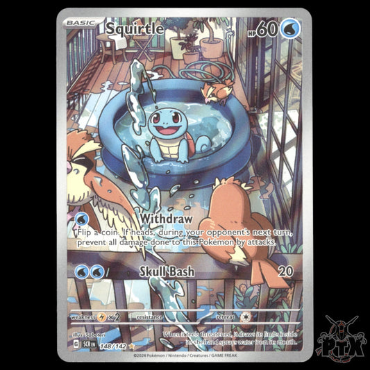 Squirtle #148/142 Stellar Crown NM/Near Mint Pokemon 2024
