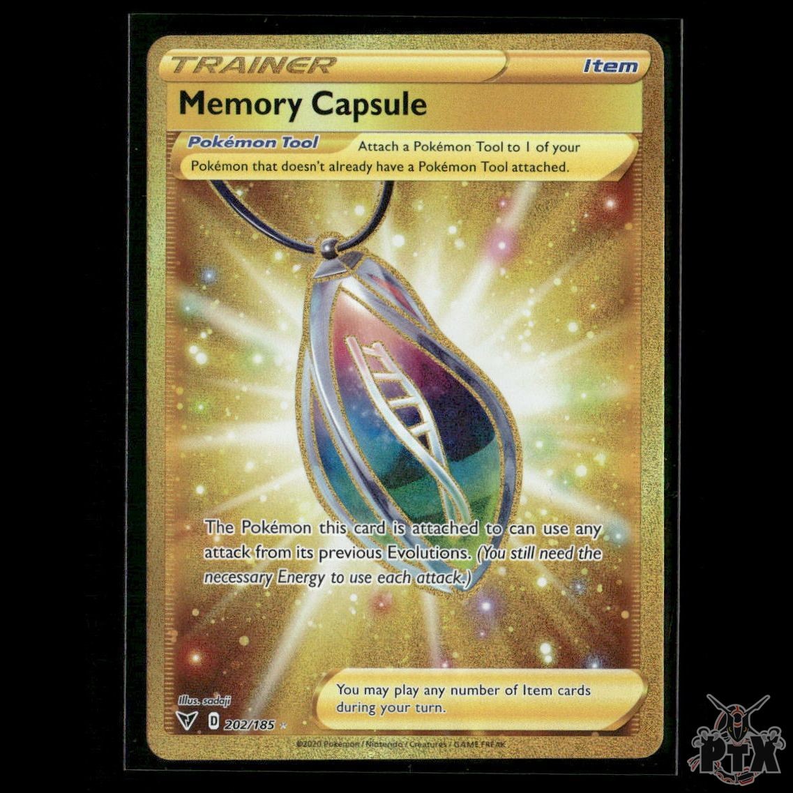 Memory Capsule (Secret) 202/185 SWSH04: Vivid Voltage NM Pokemon