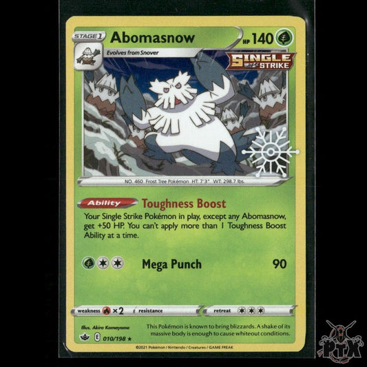 Abomasnow 010/198 Holiday Calendar Promo NM Pokemon