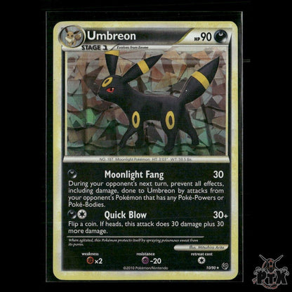 Umbreon Cracked Ice 10/90 Deck Exclusives MP Pokemon