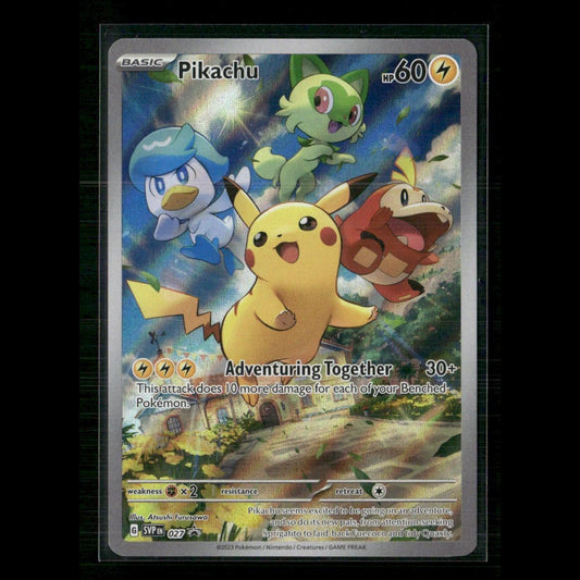 Pikachu 027 SV: Scarlet & Violet Promo Cards NM Pokemon