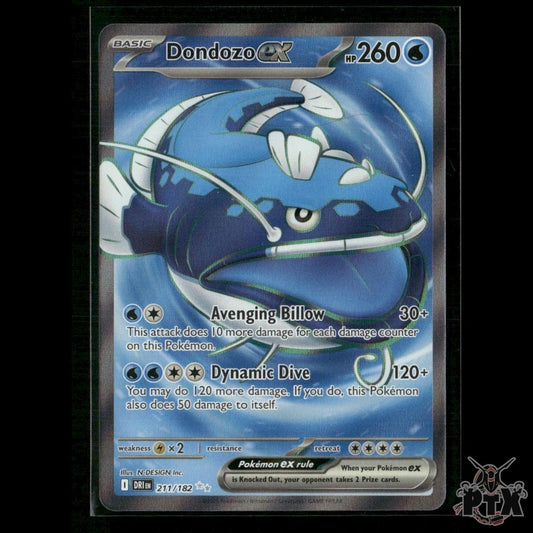 Dondozo ex 211/182 SV10: Destined Rivals NM Pokemon