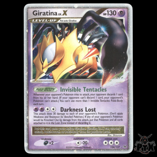 Giratina LV. X #124/127 Platinum LP/Lightly Played 2009