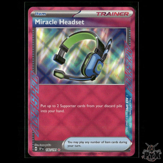 Miracle Headset 183/191 SV08: Surging Sparks NM Pokemon 2024