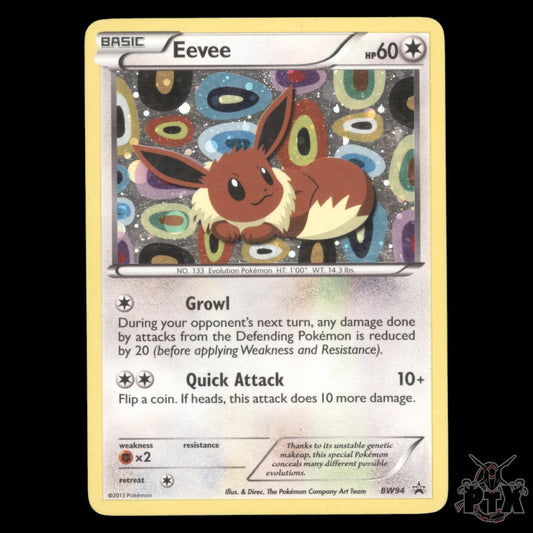 Eevee Holo #BW94 Black & White Promo MP/Moderatly Played Pokemon 2013