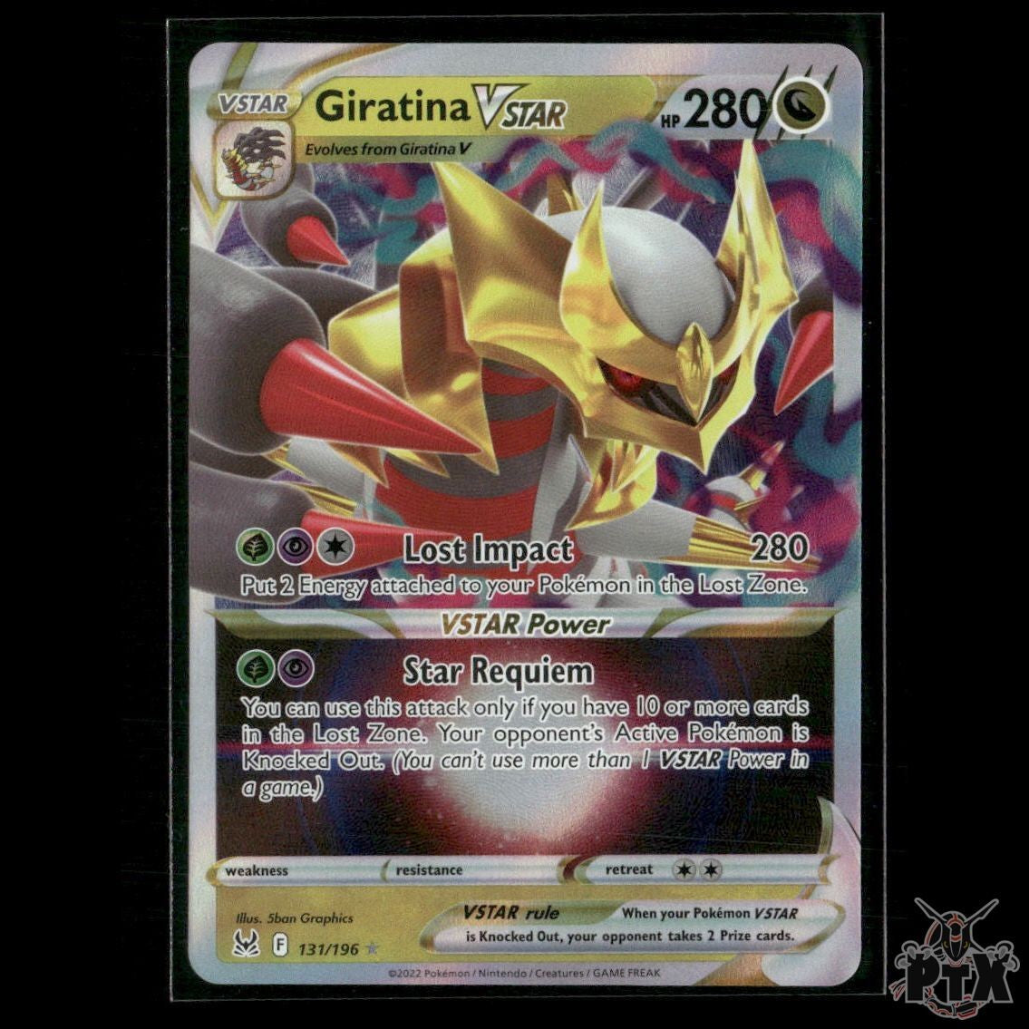 Giratina VSTAR 131/196 SWSH11: Lost Origin NM Pokemon
