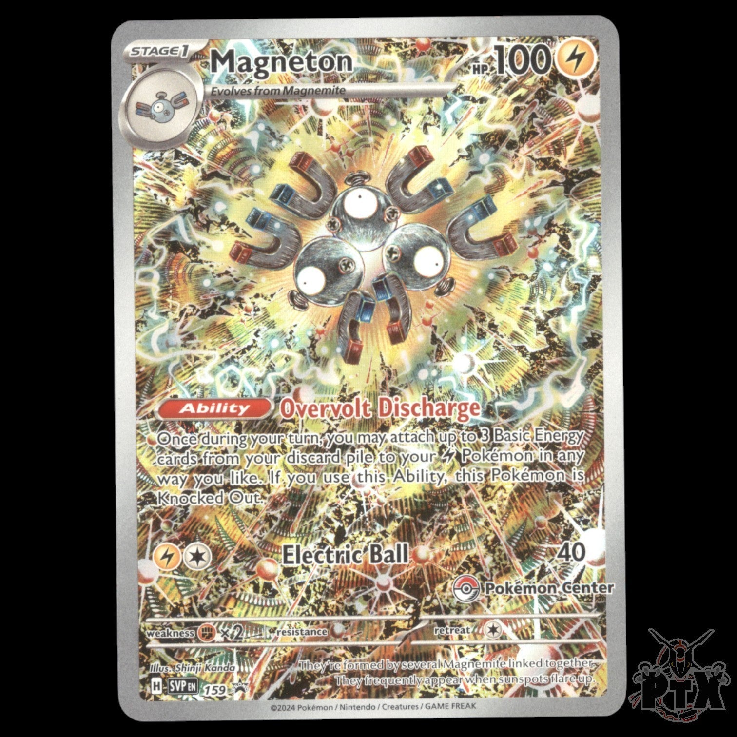 Magneton #159 Pokemon Center Promo Surging Spark NM/Near Mint Pokemon 2024