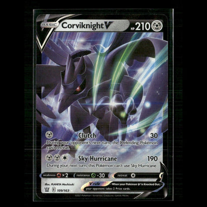 Corviknight V 109/163 SWSH05: Battle Styles NM Pokemon