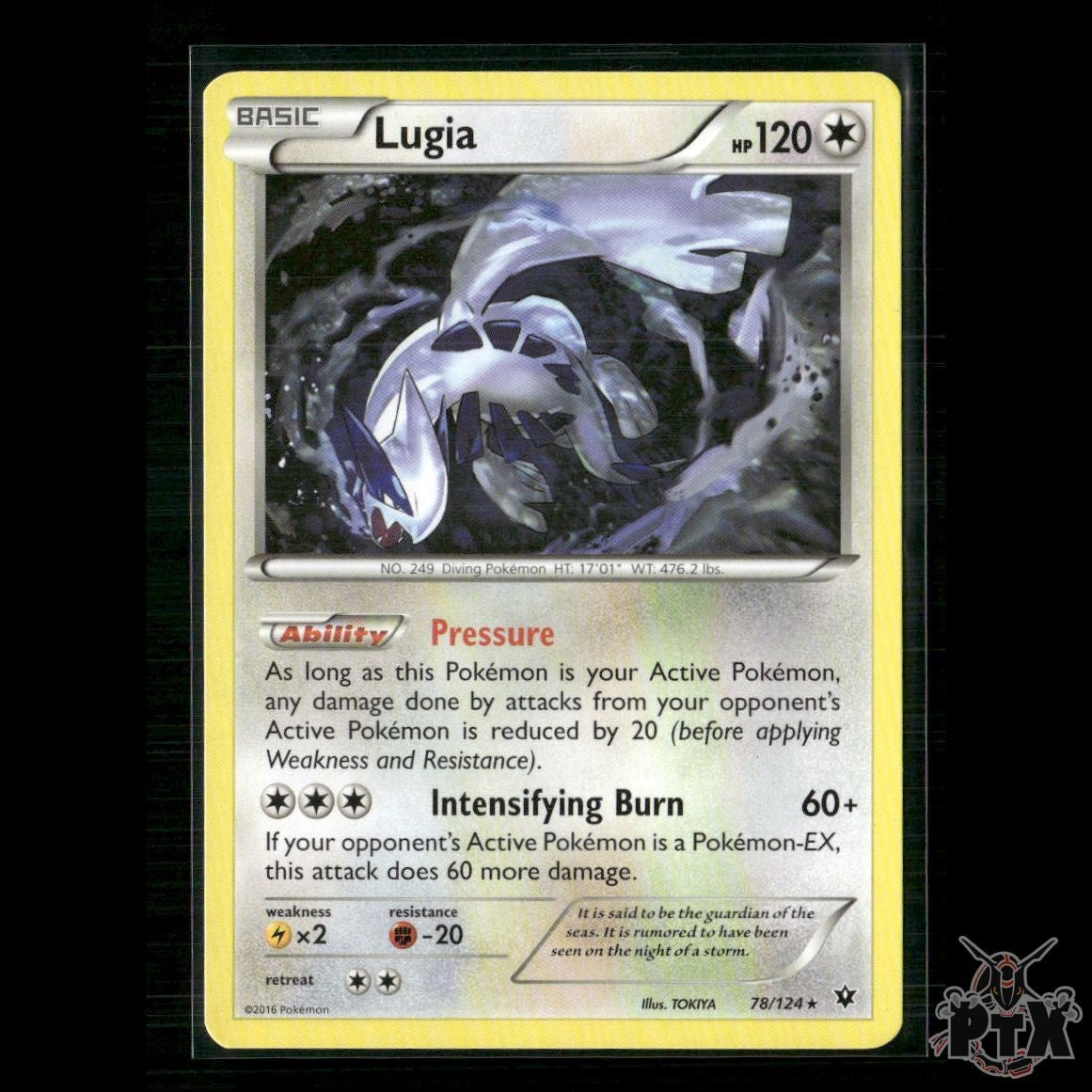 Lugia 78/124 XY - Fates Collide NM Pokemon