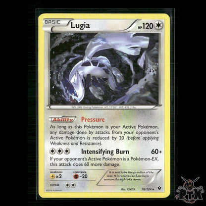 Lugia 78/124 XY - Fates Collide NM Pokemon