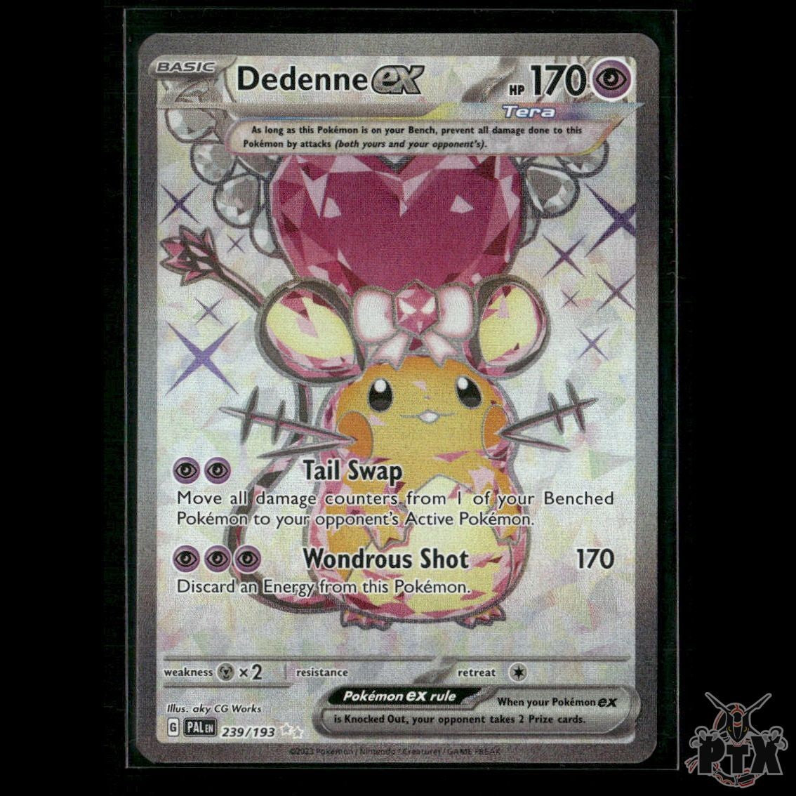 Dedenne ex 239/193 SV02: Paldea Evolved NM Pokemon