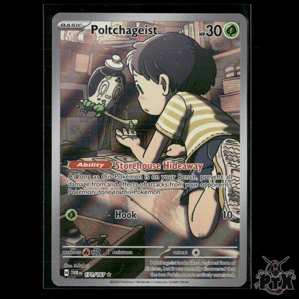 Poltchageist 171/167 SV06: Twilight Masquerade NM Pokemon