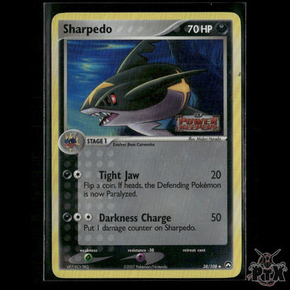 Sharpedo Reverse Holo 38/108 EX Power Keepers MP Pokemon