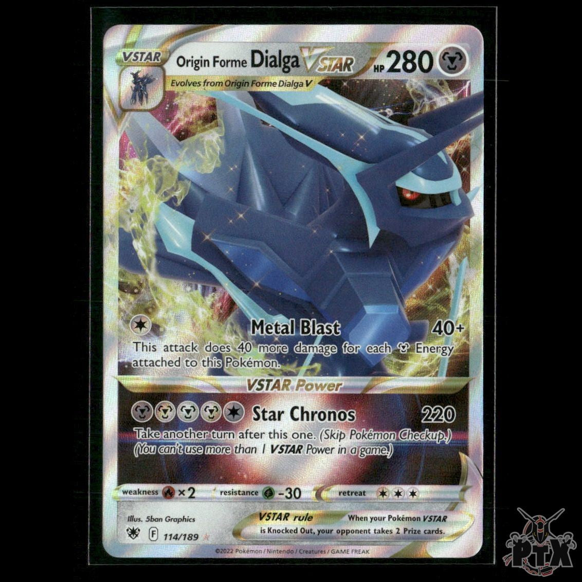 Origin Forme Dialga VSTAR 114/189 SWSH10: Astral Radiance NM Pokemon