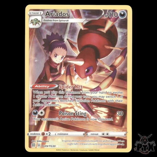 Ariados #TG09/TG30 Brilliant Stars NM/Near Mint Pokemon 2022