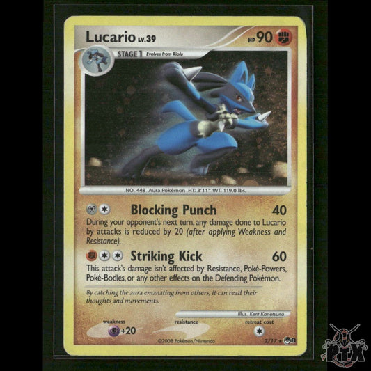 Lucario Holo 2/17 POP Series 8 MP Pokemon