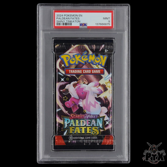 Paldean Fates PSA 9 Booster Pack Tinkaton Art Pokemon 2024